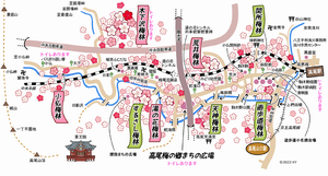 高尾梅郷地図