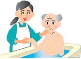 訪問入浴介護のイメージ図