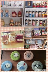 店内のかわいい小物たち