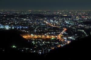 夜の甲州街道