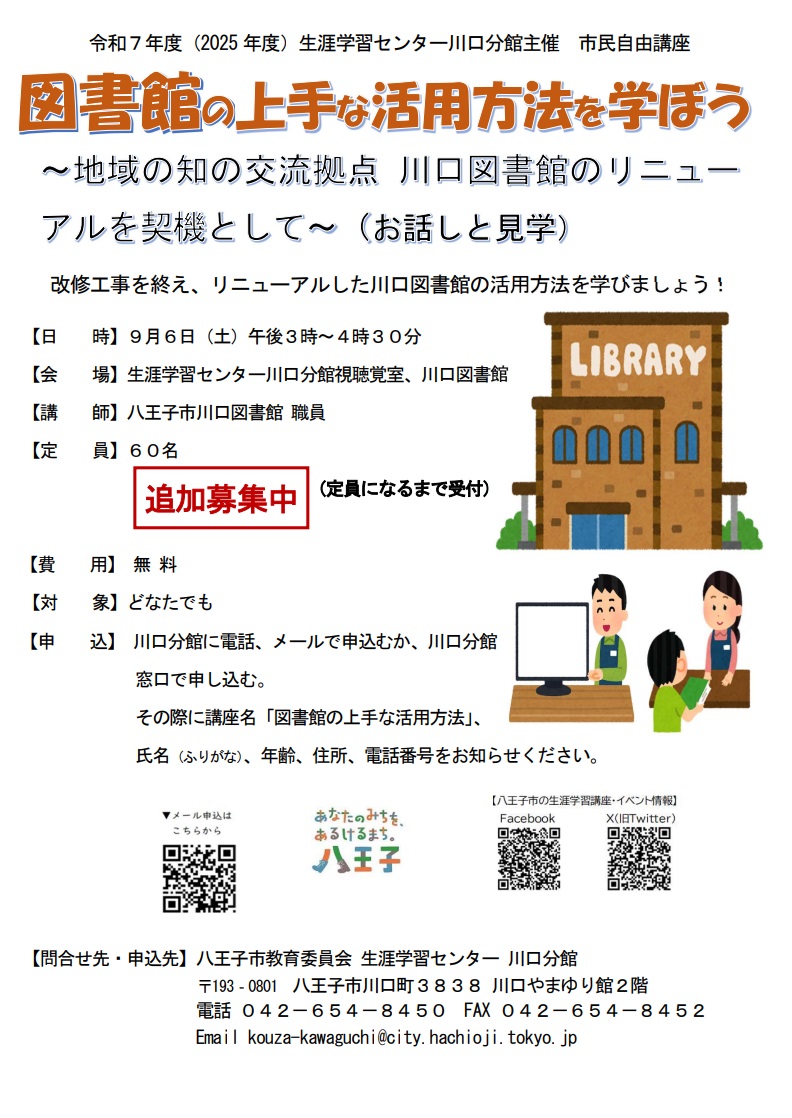 図書館の上手な活用方法ポスター