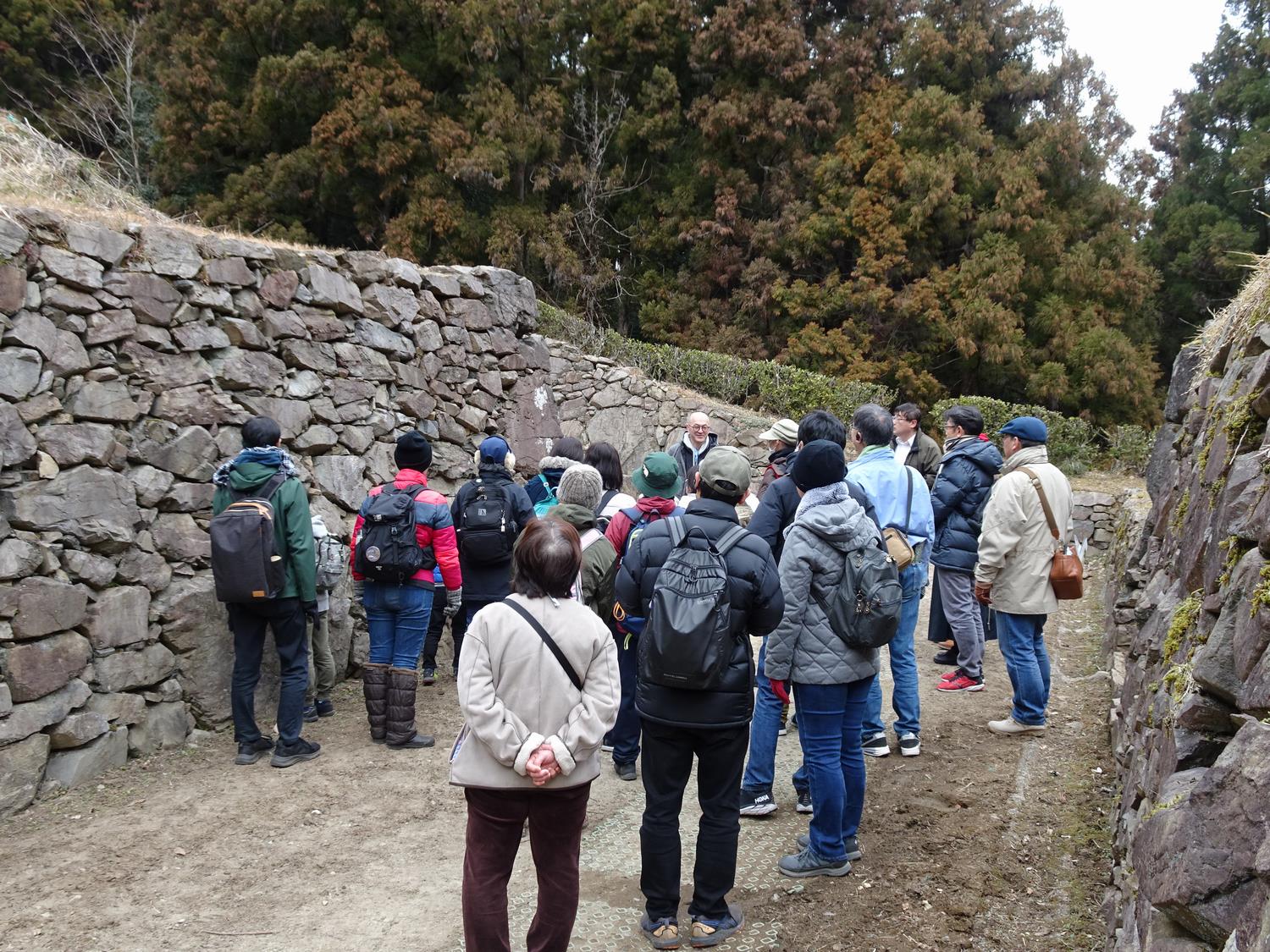 R6八王子城跡見て歩きの様子