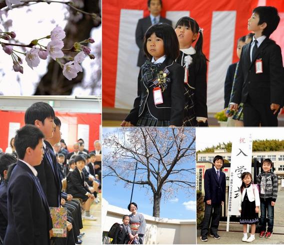 入学式の写真