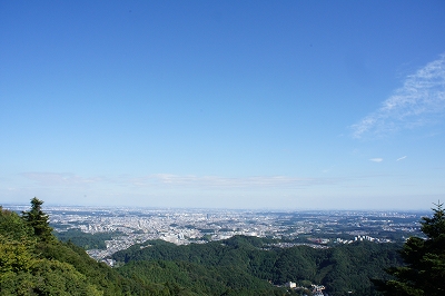 高尾山駅 展望台からの眺望