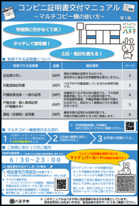コンビニ交付マニュアル