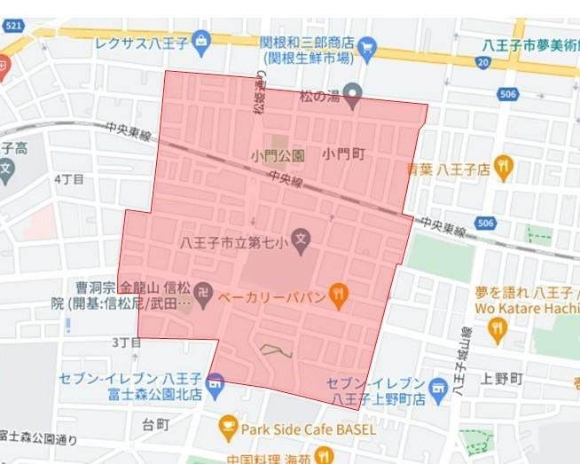 上野第二区域図