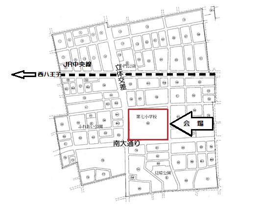 上野第二地区会場案内図