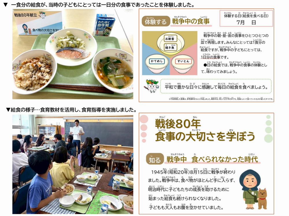 修正食育教材