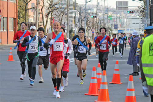 国道を走る