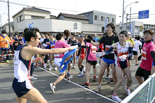 託されるたすき