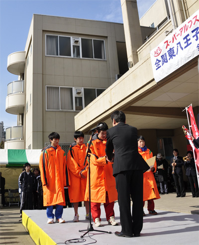 市内中学男子の部 1位　山田中学校（特別招待校）