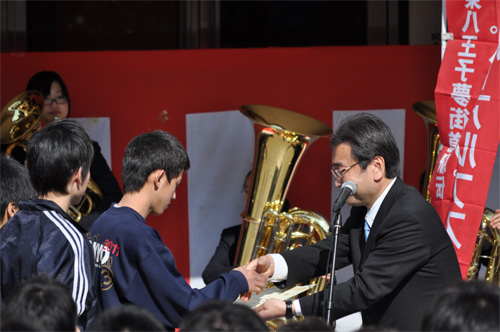 市内中学男子の部 2位　八王子市立第三中学校