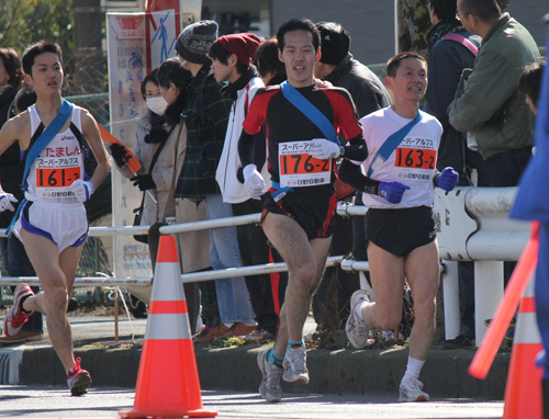 散田小学校中継所を目指して