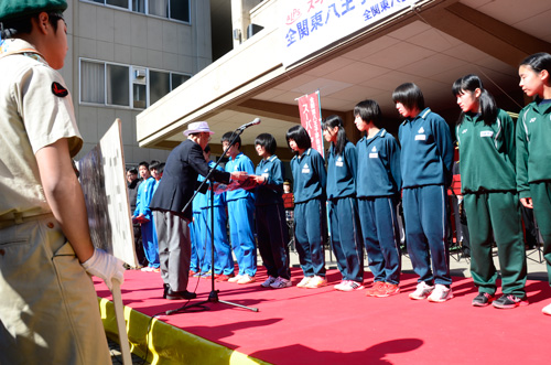 福島から来た二校の見事な走りを祝福