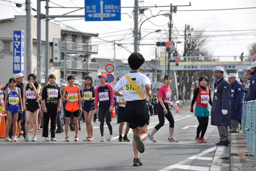 次走者の待つ中継所へ