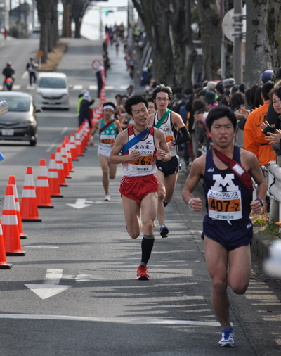 下り坂も慎重に