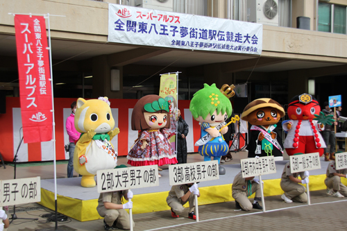 ご当地キャラが勢揃い