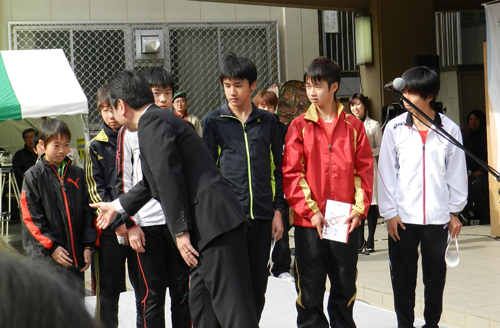 市内中学男子の部2位　中山