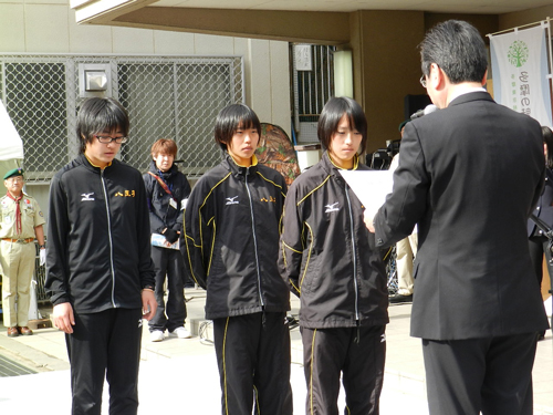 高校女子の部3位　八王子高校B