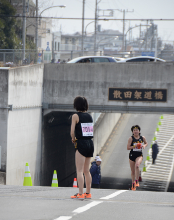 散田架道橋中継所　復路