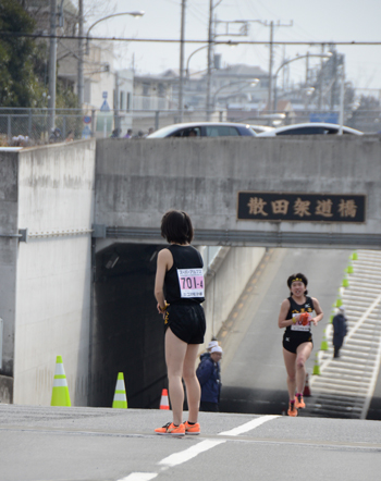 散田架道橋中継所　復路