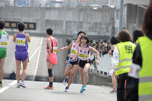 散田架道橋中継所　復路