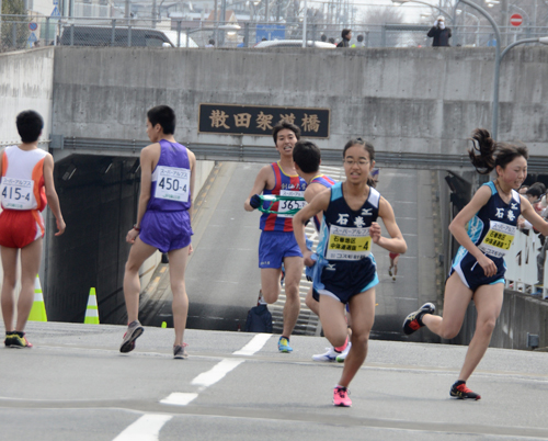 散田架道橋中継所　復路