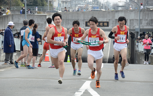 散田架道橋中継所　復路