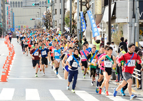 途切れぬ走者
