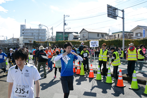 中継を終えた散田架道橋中継所