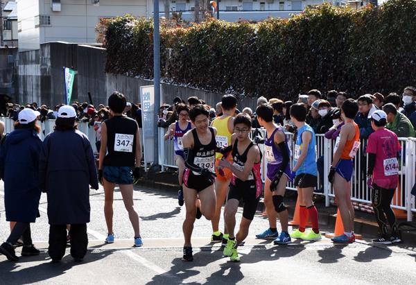 散田架道橋中継所　復路