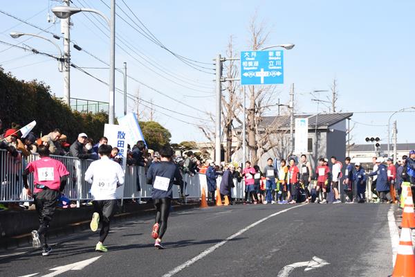 散田架道橋中継所　復路