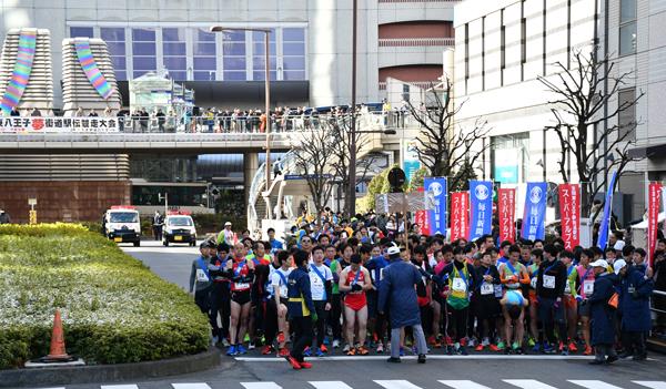 一般・大学・高校男子スタート前