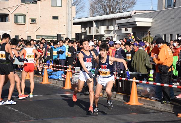 散田架道橋中継所　往路