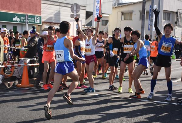 散田架道橋中継所　往路