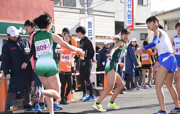 散田架道橋中継所　往路