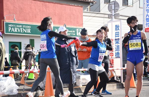 散田架道橋中継所　往路