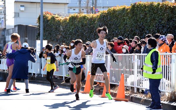 散田架道橋中継所　復路