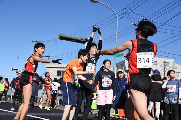 散田架道橋中継所　復路