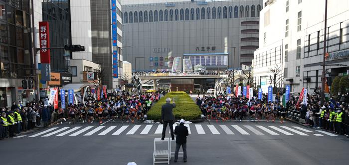 一般男子　スタートから浅川大橋南交差点