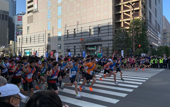 一般男子　スタートから浅川大橋南交差点