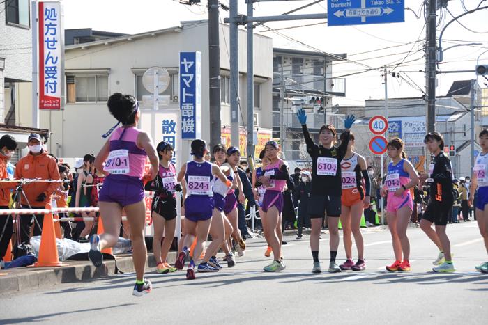 散田架道橋中継所　往路