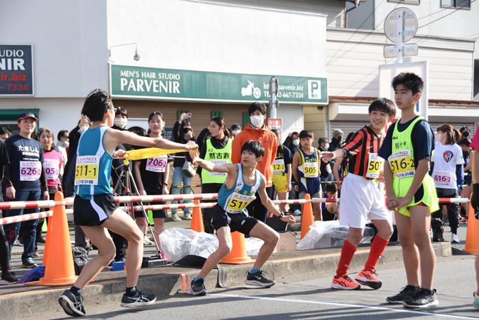 散田架道橋中継所　往路