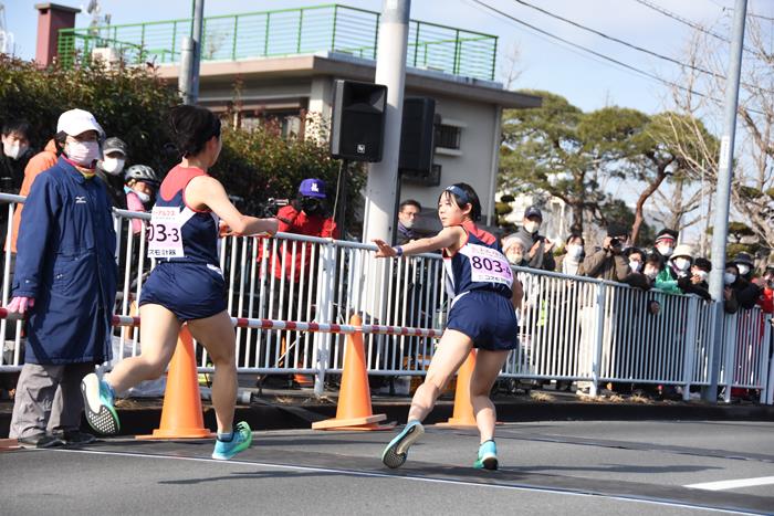 散田架道橋中継所　復路