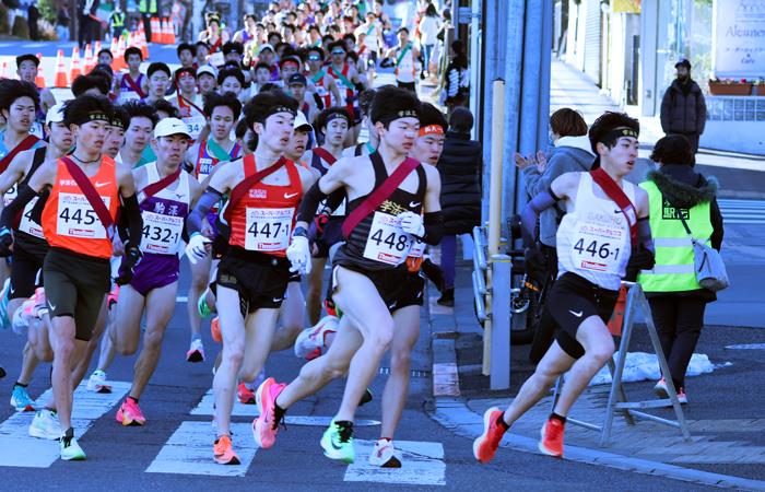 桑並木通り　大学・高校男子の部