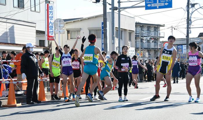 散田架道橋中継所　往路