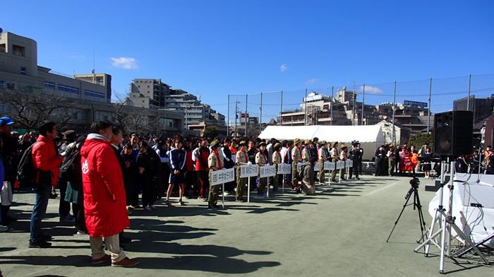 本部会場（第五中学校）・閉会式