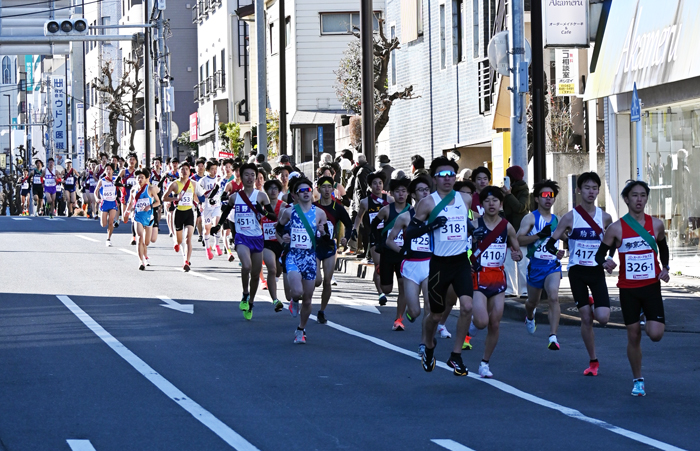 桑並木通り　大学・高校男子の部