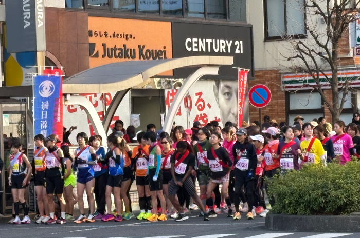 スタート前　女子・中学生の部