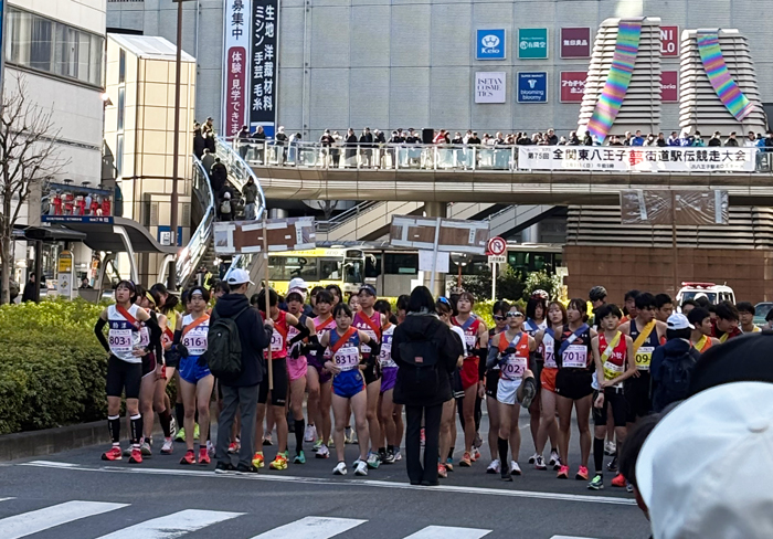 スタート前　女子・中学生の部